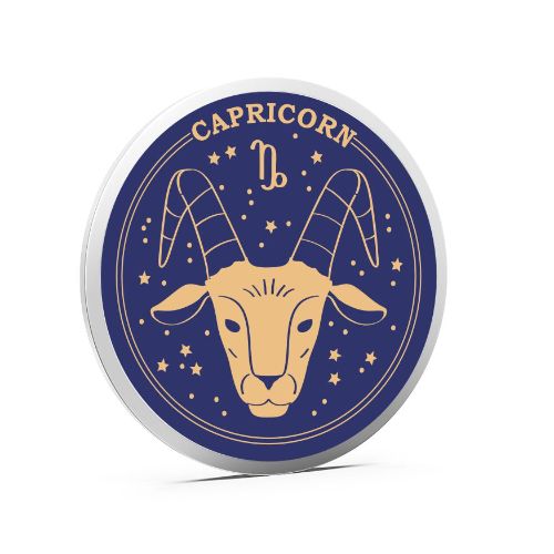 Capricon Pure 999 Silver Color Coin