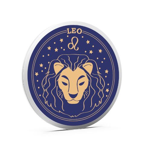 Leo Pure 999 Silver Color Coin