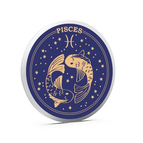 Pisces Pure 999 Silver Color Coin
