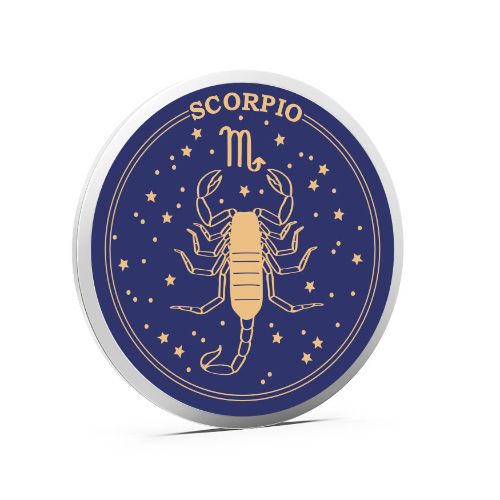 Scorpio Pure 999 Silver Color Coin