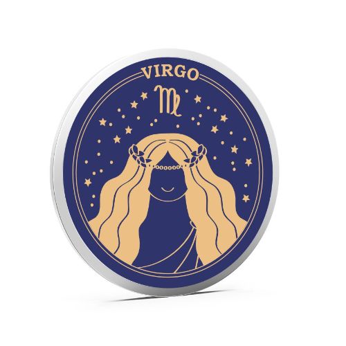 Virgo Pure 999 Silver Color Coin