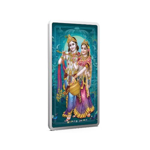 Radha Krishna Pure 999 Silver Color Bar
