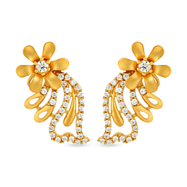 Pretty Drops Gold Earrings