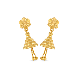 Pretty Drops Gold Earrings