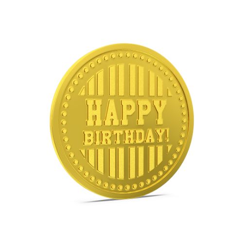 Happy Birthday Gold Coin 24kt (995)
