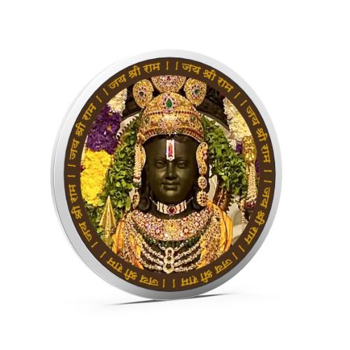 Ram Lalla Pure 999 Silver Color Coin