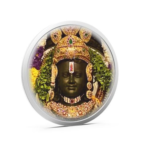 Ram Lalla Pure 999 Silver Color Coin