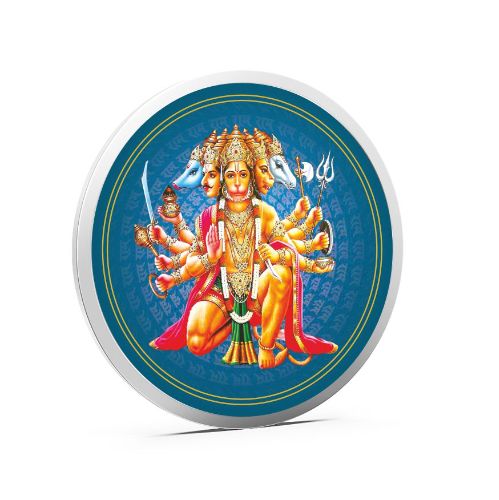 Hanuman Pure 999 Silver Color Coin