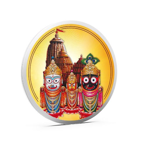 Jaganath Coloured 999 Pure Silver Coin