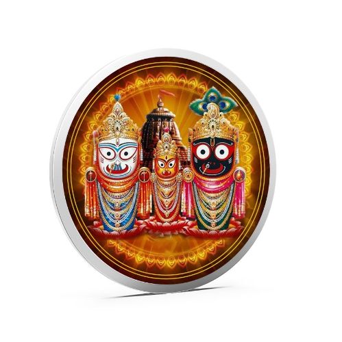 Jaganath Coloured 999 Pure Silver Coin