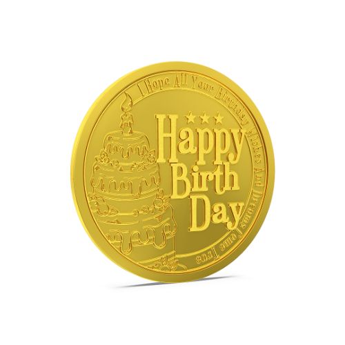 Happy Birthday Gold Coin 24kt (995)