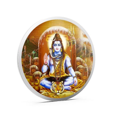 Shiva Pure 999 Silver Color Coin