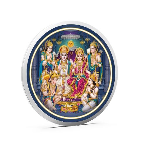 Ram Darbaar Pure 999 Silver Color Coin