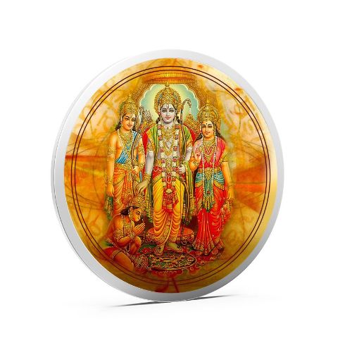 Ram Darbaar Pure 999 Silver Color Coin