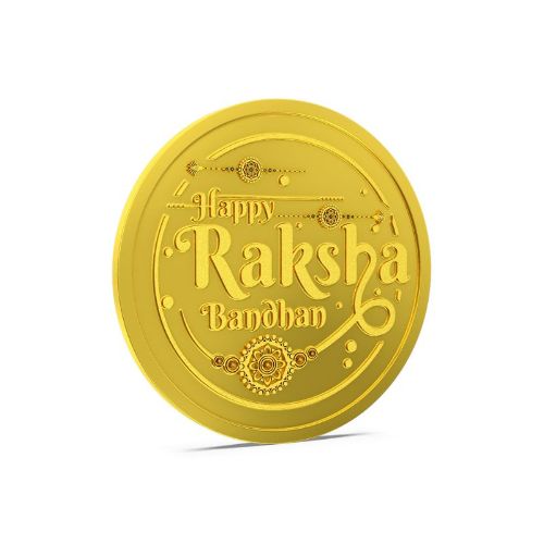Raksha Bandhan Gold Coin 24kt (995)