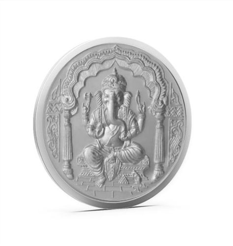 Ganesh Pure 999 Silver Coin