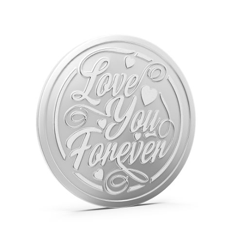 Love You Forever Pure 999 Silver Bar
