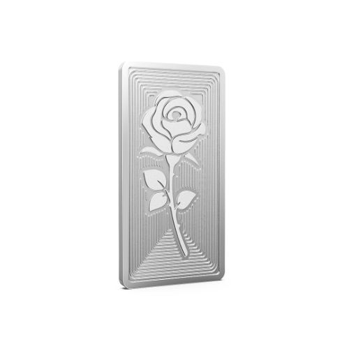 Rose Pure 999 Silver Bar