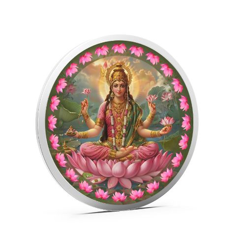Laxmi Pure 999 Silver Color Coin
