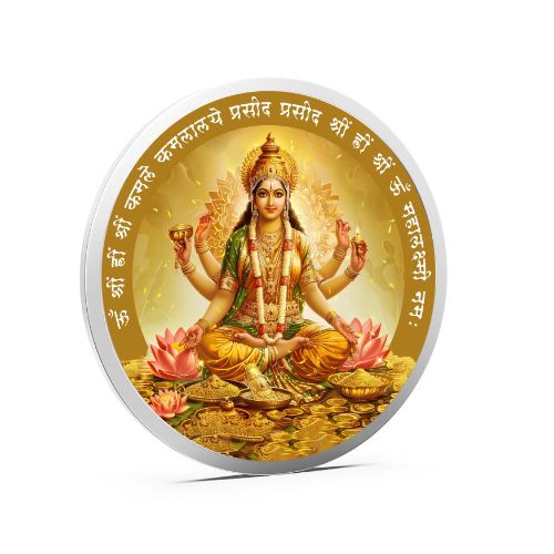 Laxmi Pure 999 Silver Color Coin