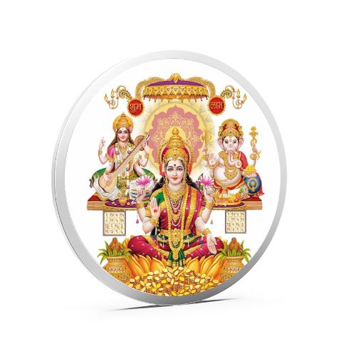 Trimurti Pure 999 Silver Color Coin