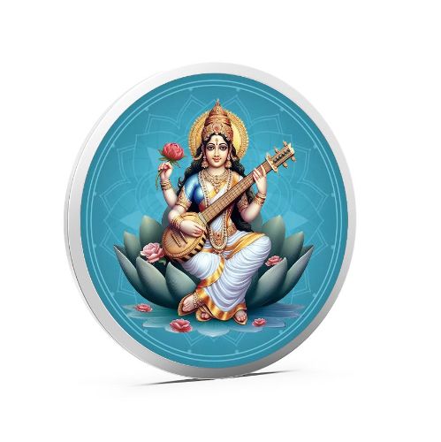 Saraswati Pure 999 Silver Color Coin