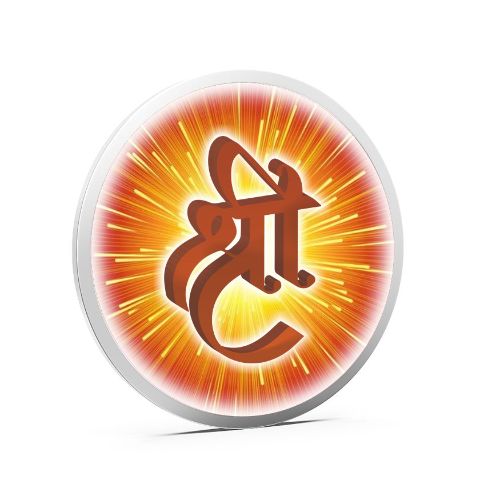 Shree Pure 999 Silver Color Coin